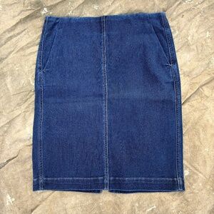 "Anne Taylor Loft" denim skirt, size 29 (8) EUC